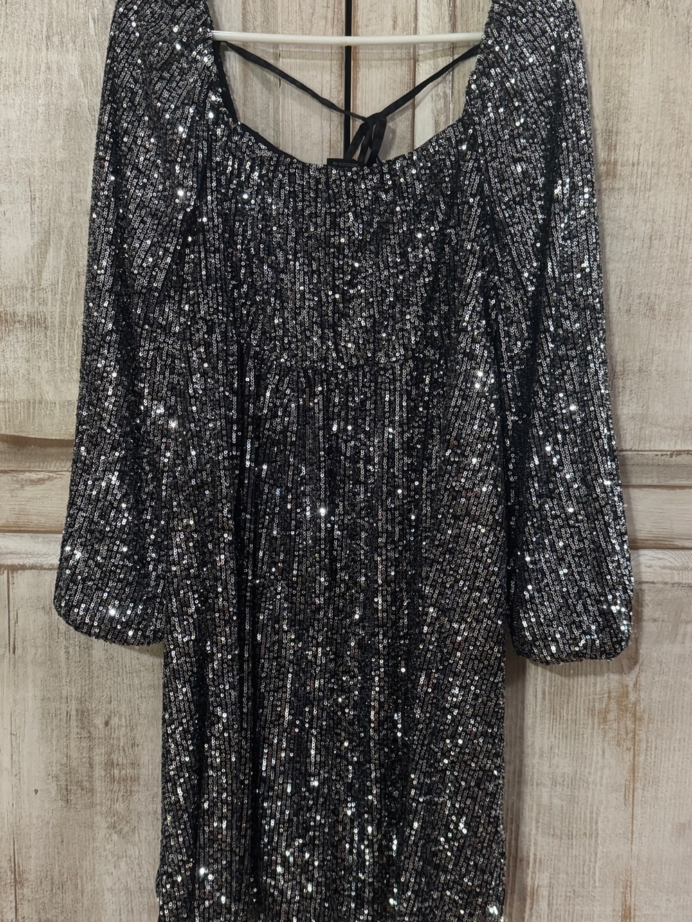 torrid Black Sequin Top